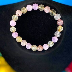 Auralite-23 Precious stone beaded bracelet.